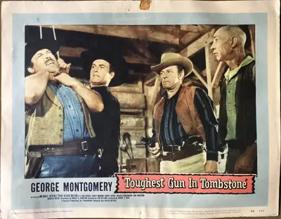The Toughest Gun in Tombstone Lobby Card Set Of 8 image 4