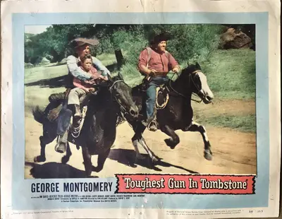 The Toughest Gun in Tombstone Lobby Card Set Of 8 image 5