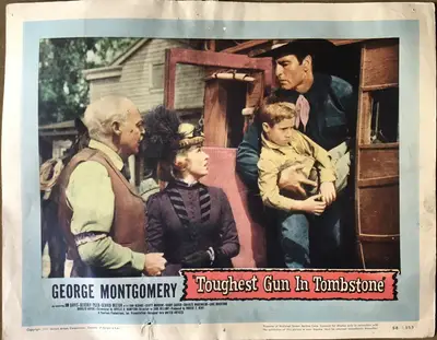 The Toughest Gun in Tombstone Lobby Card Set Of 8 image 6