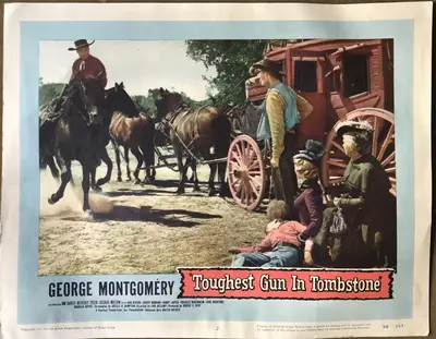 The Toughest Gun in Tombstone Lobby Card Set Of 8 image 7