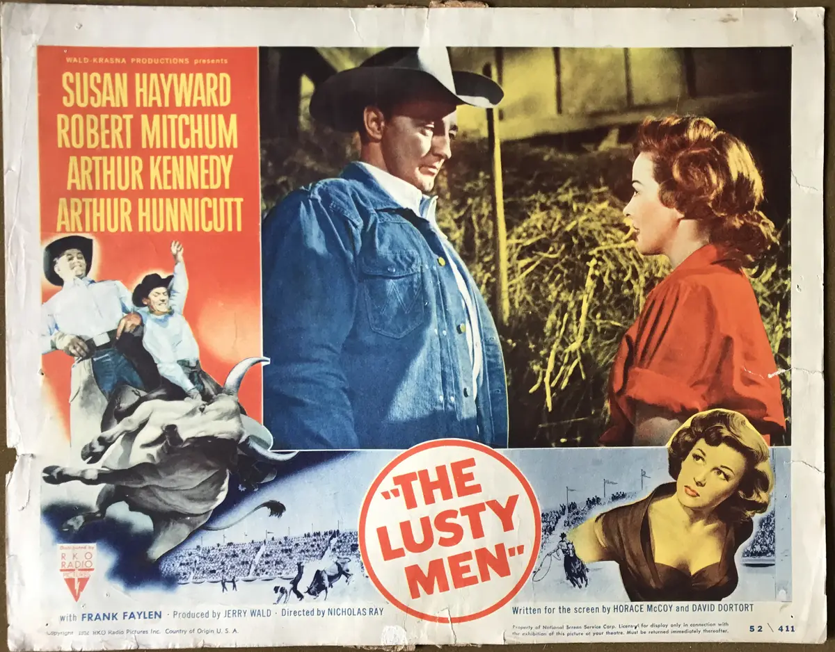 The Lusty Men Lobby Cards (4)