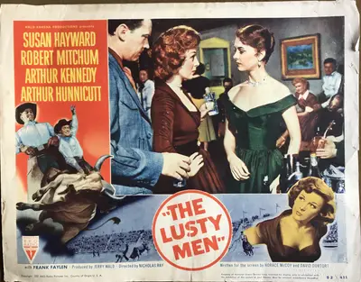 The Lusty Men Lobby Cards (4) image 2