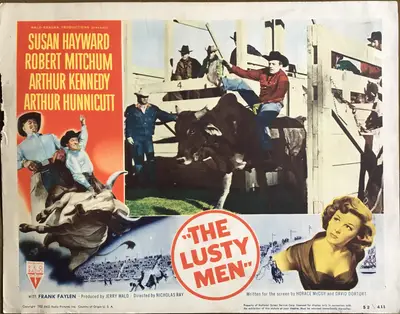 The Lusty Men Lobby Cards (4) image 4