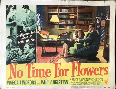 No Time for Flowers Lobby Cards (3) image 1