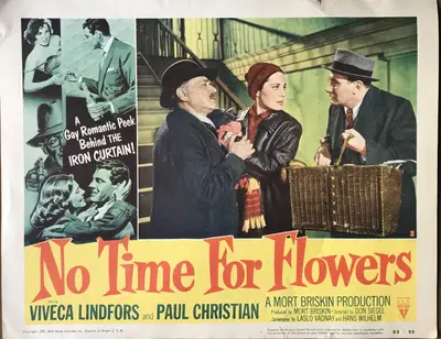 No Time for Flowers Lobby Cards (3) image 2