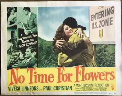 No Time for Flowers Lobby Cards (3) image 3