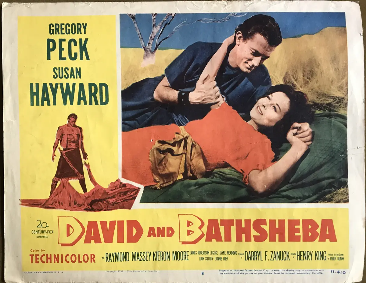David and Bathsheba Lobby Cards (5)