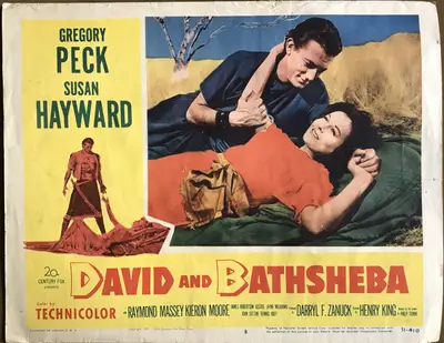 David and Bathsheba Lobby Cards (5) image 1