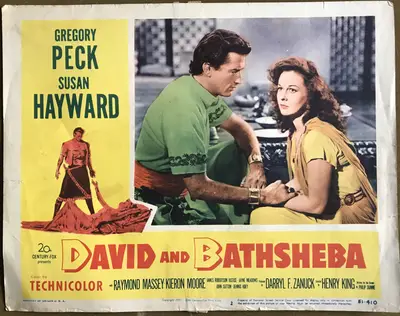 David and Bathsheba Lobby Cards (5) image 3