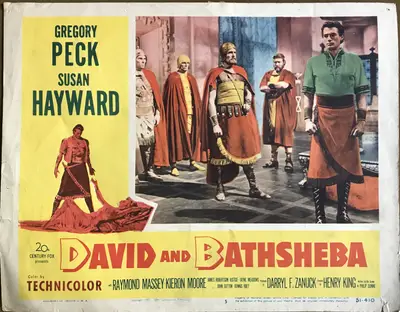 David and Bathsheba Lobby Cards (5) image 4