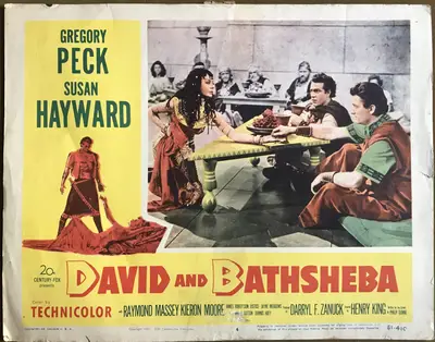 David and Bathsheba Lobby Cards (5) image 5