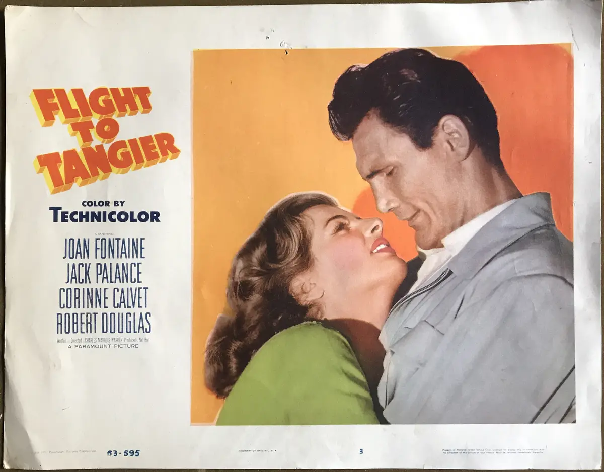 Flight to Tangier Lobby Cards (2)