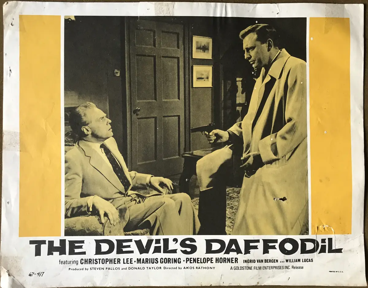 The Devil's Daffodil Lobby Cards (3)