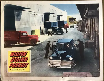 Million Dollar Pursuit Lobby Cards (7) image 4