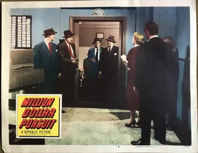 Million Dollar Pursuit Lobby Cards (7) image 5