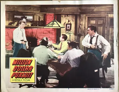 Million Dollar Pursuit Lobby Cards (7) image 7