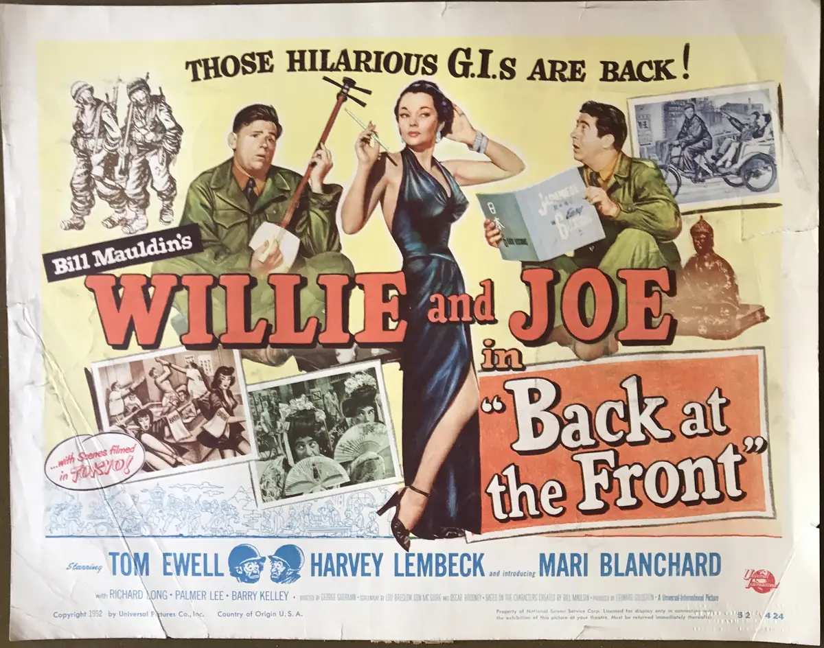 Willie And Joe In Back at the Front Lobby Card Set Of 8