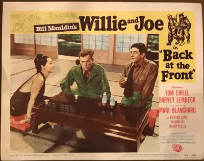 Willie And Joe In Back at the Front Lobby Card Set Of 8 image 6
