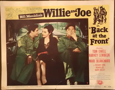 Willie And Joe In Back at the Front Lobby Card Set Of 8 image 8