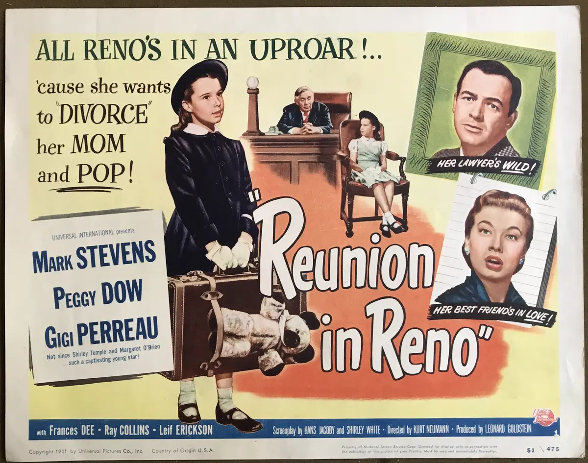 Reunion in Reno Lobby Card Set Of 8