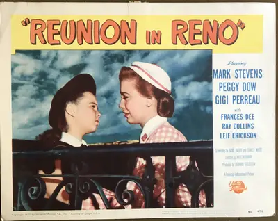Reunion in Reno Lobby Card Set Of 8 image 4