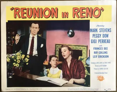 Reunion in Reno Lobby Card Set Of 8 image 7