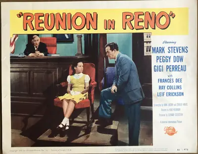 Reunion in Reno Lobby Card Set Of 8 image 8