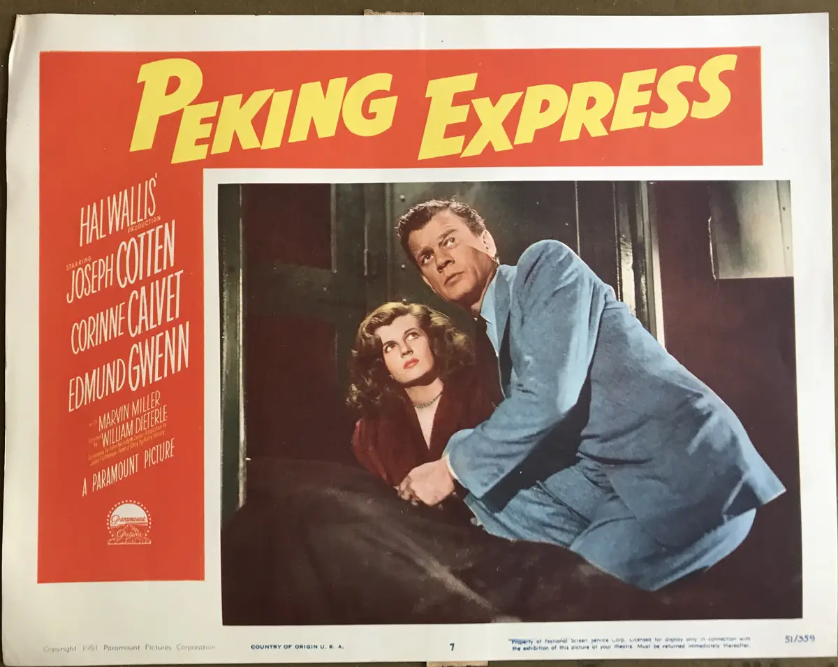 Peking Express Lobby Card Set Of 8