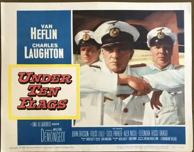 Under Ten Flags Lobby Card Set Of 8 image 2