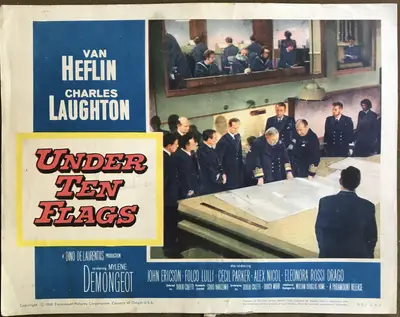 Under Ten Flags Lobby Card Set Of 8 image 4