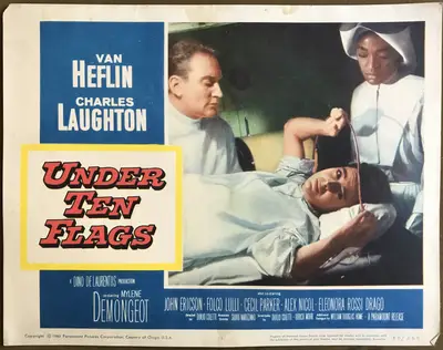 Under Ten Flags Lobby Card Set Of 8 image 6