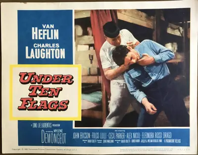 Under Ten Flags Lobby Card Set Of 8 image 7