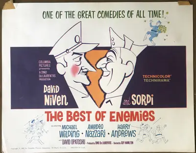 The Best of Enemies Lobby Card Set Of 8 image 1
