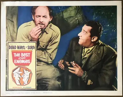 The Best of Enemies Lobby Card Set Of 8 image 4
