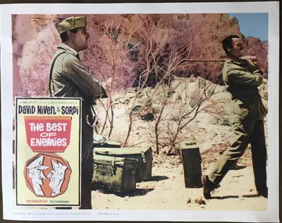 The Best of Enemies Lobby Card Set Of 8 image 5