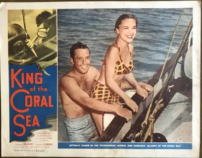 King of the Coral Sea Lobby Card Set Of 8 image 1
