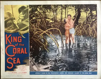 King of the Coral Sea Lobby Card Set Of 8 image 4