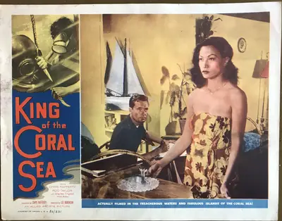 King of the Coral Sea Lobby Card Set Of 8 image 5