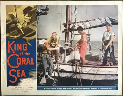 King of the Coral Sea Lobby Card Set Of 8 image 6