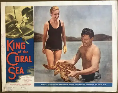 King of the Coral Sea Lobby Card Set Of 8 image 7