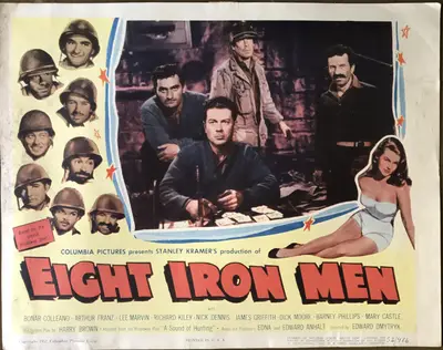 Eight Iron Men Lobby Card Set Of 8 image 3