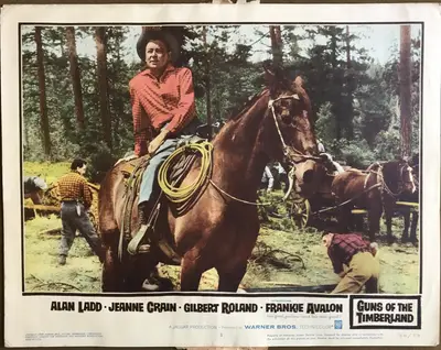 Guns of the Timberland Lobby Card Set Of 8 image 3