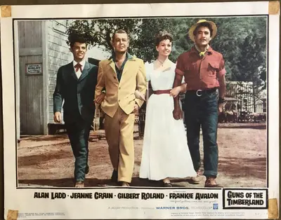 Guns of the Timberland Lobby Card Set Of 8 image 4