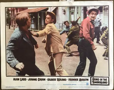 Guns of the Timberland Lobby Card Set Of 8 image 8
