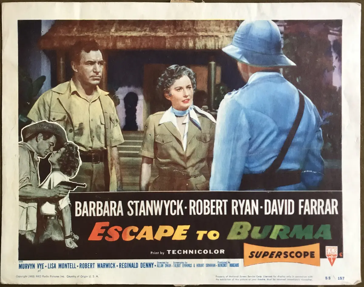 Escape to Burma Lobby Cards (5)