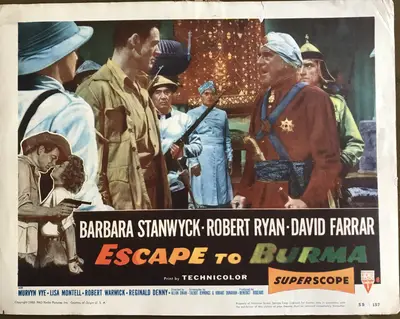 Escape to Burma Lobby Cards (5) image 2