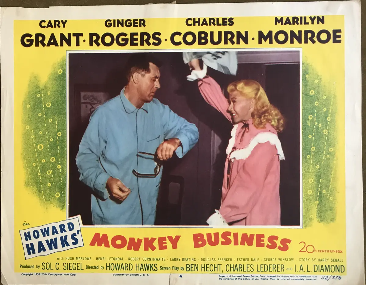 Monkey Business Lobby Card
