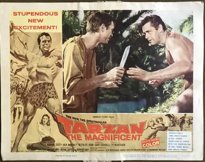 Tarzan the Magnificent Lobby Card Set Of 8 image 1