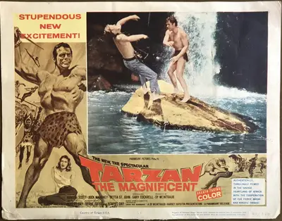 Tarzan the Magnificent Lobby Card Set Of 8 image 2
