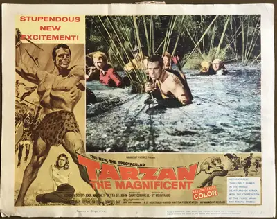 Tarzan the Magnificent Lobby Card Set Of 8 image 3